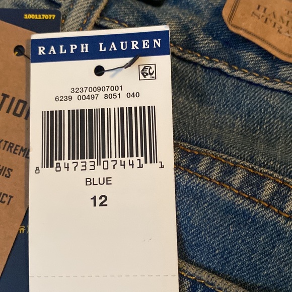 POLO RALPH LAUREN blue  size 12 kids Jean - Picture 5 of 6